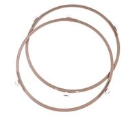 MOTHNUR 2 Pièces Support pour Plateau Micro Ondes Plastique Anneau Rond Résistant Aux Chocs Support Rotatif pour Accessoires Micro Ondes Facile à Installer et Nettoyer