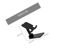 MOTHNUR 2 pièces Support Téléphone de Bureau Pliable et Réglable Support Stable Antidérapant pour Téléphone et Tablette Angle Rotatif Horizontal et Vertical Portable pour Enregistrement