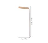 MOTHNUR 2 pièces Tiges de Radiesthésie Laiton Résistant Baguettes Sourcier Portables pour Camping et Prospection Extérieure Outils de Divination et Précis