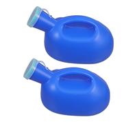 MOTHNUR 2 pièces Urinoirs Portables pour Hommes avec Couvercle Fuite Bouteille Urinaire Réutilisable Compacte pour Voyage Camping et Usage Nocturne Sécurisé des Seniors