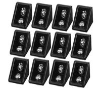 MOTHNUR 20 Ensembles Aluminum Profile Corner Brackets Slot Extrusion Fasteners Bracket for Rail Assembly