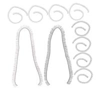 MOTHNUR 20 pièces Bandes de Cils pour Poupées Noir et Marron Accessoires Durables pour Fabrication et Bricolage de Poupées Amigurumi Compatibles Sécurité et Colle