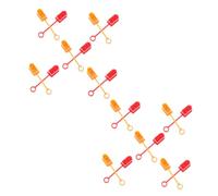 MOTHNUR 20 pièces Couvercles de Protection pour Prise Plastique Isolant Anti-poussière et Court-circuit Accessoires de Connecteur Rc Modèle Jaune et Rouge Facile à Installer