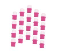 MOTHNUR 20 pièces Dissolvant Ongles Semi Permanent Capuchons Soak Off Réutilisables pour Manucure Pédicure à Domicile Confortables et Durables