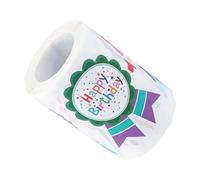 MOTHNUR 200 Pièces Autocollants Badge Anniversaire Stickers Décoratifs Autoadhésifs pour Fête Garçon Fille École Jeux Récompenses DIY Cahiers Enveloppes