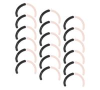 MOTHNUR 200 Pièces Recharge Coussinets de Recourbe-cils Silicone Doux Recharges pour Recourbe-cils Pads de Remplacement Confortables Noir et Rose pour Maquillage Quotidien