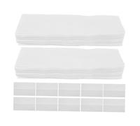 MOTHNUR 200 pièces Serviettes Jetables Blanches Pliées Trois Essuie-mains Absorbants Papier pour Salle de Bain Mariages et Usage Commercial