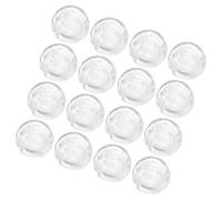 MOTHNUR 24 pièces Arrêt de Chaîne Perles Transparentes pour Stores Verticaux Accessoire Fixation Invisible Compatible Chaînes de Rideaux Usage Maison et Bureau