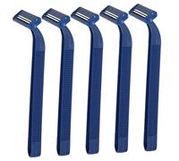 MOTHNUR 24 pièces Rasoir Manuel Jetable Bleu Foncé pour Hommes et Femmes Tondeuse Légère et Compacte Outil Multifonction pour Rasage Coupe et Épilation sans Irritation Pratique pour