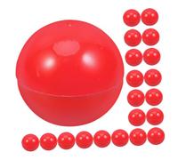 MOTHNUR 25 Pièces Lot de de Loterie Ouvertes Rouges pour Jeux de Tirage Au Sort et Fêtes Balles Légères et pour Animation et Activités Récréatives