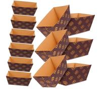 MOTHNUR 25 pièces Moules à Papier Résistants Chaleur pour Gâteaux et Pâtisseries Supports Rectangulaires Jetables pour Brioche et Chiffon Cake