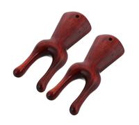 MOTHNUR 2pièces Masseur De Nez Visage Bois De Massage Portatif Pour Points Acupuncture Outil Gua Sha Pour Nez Masseur Facial Manuel Pour Usage Domestique Et Voyage