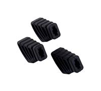 MOTHNUR 3 pièces Caoutchouc pour Support de Batterie de Percussion Durables pour Stands à Simple Armature