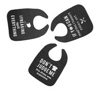 MOTHNUR 3 pièces Lot de Bavoirs Adultes Imperméables Réglables Protection Vêtements pour Seniors et Patients Facile à Mettre et Anti-saleté Repas et Soins Quotidiens