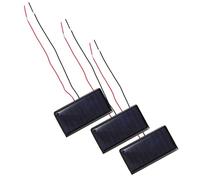MOTHNUR 3 pièces Mini Panneau Solaire Compact Léger pour Bricolage Recharge Solaire Portable Compatible Smartphones Appareils Mobiles Installation Facile pour Projets DIY et Activités
