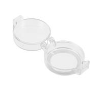 MOTHNUR 3 Pièces Protection Verrou Porte sans Clé Blanc Cache Bouton Poussoir Adhésif Sécurité Garçon Fille Maison Installation Facile Protection et Polyvalente