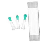 MOTHNUR 3 pièces Silicone Ear Cleaner Tips Flexible Replacement For Earwax Removal Soft Reusable Ear Cleaning Kit Family Use