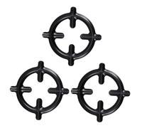 MOTHNUR 3 Supports pour Cafetière Moka Support Cuisinière À Gaz Plaques pour Cuisinière À Gaz Repose-Brûleur pour Plaque De Cuisson pour Casseroles Et Cafetières 12.50 X 12.50 X 0.50 cm