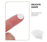 MOTHNUR 30 Feuilles D’Étiquettes Autocollantes Rondes Repositionnables 10 MM en Papier Adhésif Blanc pour Bureau École et Emballage Pastilles Multi-Usages Faciles à Écrire et Retirer