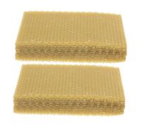 MOTHNUR 30 Pièces Cire Abeille Naturelle pour Cadres de Ruche Fond de Cire Gaufrée pour Apiculture Kit DIY Fabrication Bougies et Cadre Miel
