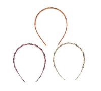 MOTHNUR 3pièces Bandeaux Résine u Forme De Cœur Pour Femmes Accessoires Élégants Pour Cheveux Idéals Pour Toutes Les Coiffures