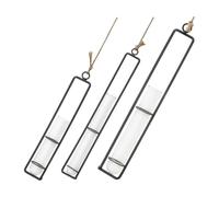 MOTHNUR 3pièces Vase Tubulaire Verre pour Hydroponie Jardinière Murale Suspendue Décoration Intérieure Moderne