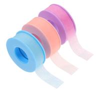 MOTHNUR 3rouleaux Bandes Adhésives Pour Extensions De Cils Tapes Respirantes Gel Silicones Outils De Grafting Cils Bleu Rose