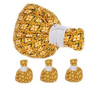 MOTHNUR 4 Pièces Balles de Massage Herbales Outils de Massage Doux pour Soulager Muscles Pratiques et Transportables Bienfaits Plantes