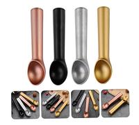 MOTHNUR 4 Pièces Cuillère à Glace Alliage Aluminium Antiadhésive pour Melon et Dessert Ustensile de Cuisine et Polyvalent