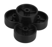 MOTHNUR 4 pièces Kit de Roues de Rechange pour Chauffage Gaz Extérieur Mobilité Facile Installation Rapide Résistantes Aux Intempéries pour Parasol Chauffant et Barbecue