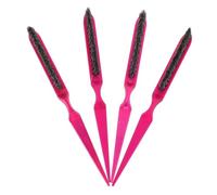 MOTHNUR 4 pièces Peigne Coiffure Professionnel Rose pour Salon et Maison Démêlant Doux pour Cheveux Secs et Mouillés Design Casse Adapté Cheveux Longs Courts Épais et Perruques