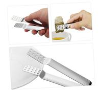 MOTHNUR 4 pièces Pince Sachet Thé Acier Inoxydable Presse Sachet Réutilisable Multifonction pour Infusion et Petits Aliments Clip Égouttoir Résistant et Facile à Utiliser Outil Cuisine