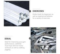 MOTHNUR 4 pièces Plaques Acier Lestées pour Équipement Fitness Accessoires Poids pour Gilet Lesté Plaques Portantes Durables et Faciles à Installer Set pour Exercice et Musculation