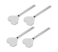 MOTHNUR 4 pièces Presse-tubes Dentifrice Alliage de Zinc Presse Tubes Cosmétiques et Dentifrice Distributeur Précis avec Design Cœur Compact et Portable pour Salle de Bain