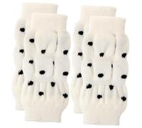 MOTHNUR 4 pièces Protège-Jambes Chien Élastiques Chaussettes Légères Anti-saleté et Chaudes Manchons pour Articulations Ajustement Sécurisé pour Protection Confortable