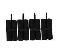 MOTHNUR 4 pièces Sacs de Lestage pour Tonnelle Sacs de Sable Résistants pour Tonnelle Instantanée Fixation Vent pour Abris Extérieurs Noir