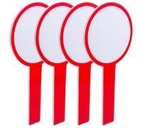 MOTHNUR 4 pièces Tableau Écriture Effaçable Portable Ardoises Blanches à Sec avec Poignée Tableau de Score Réutilisable pour Garçon Fille École Bureau et Jeux Couleur Couleur Aléatoire