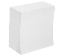 MOTHNUR 400 Pièces Bloc-notes Blanc Non Collant Papier Lisse pour Prise de Notes Rappels et Organisation Bureau Maison et École Feuilles sans Résidu Format Carré Portable