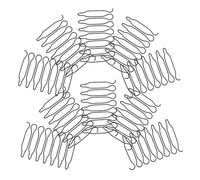 MOTHNUR 40pièces Peigne Fixateur Pour Cheveux Pince Latérale Métal Outil De Coiffure Pour Chignon Barrette Pour Cheveux Ondulés Support Pour Frange Accessoire De Fixation