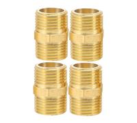 MOTHNUR 4pièces Adaptateur pour Tuyau Arrosage Vanne Arrêt Rapide avec Double Pivot Raccords Femelles Doubles pour Eau Standard