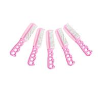 MOTHNUR 5 pièces Peignes Acier pour Perruques Antistatiques et Durables Peigne Coiffure à Dents Lisses pour Femmes Anti-nœuds et Lissage Facile