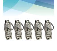 MOTHNUR 5 pièces Pendentifs Identité pour Collier de Chien et Chat Accessoires Anti-Perte Durables avec Anneau Décoration Légère pour Animaux de Compagnie