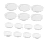 MOTHNUR 50 pièces Bouchons Ronds pour Tubes Carton Embouts de Protection Pratiques pour Tubes Dexpédition Capuchons Plastique Kraft Embouts Ronds Adaptés Postaux Bouchons Internes