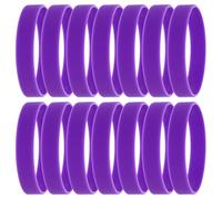 MOTHNUR 50 Pièces Bracelet Silicone Élastique pour Accessoires de Mode Unisexes pour Événements Sociaux