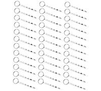 MOTHNUR 50pièces Accessoires Cheveux Laiton Pinces à Cheveux Avec Plateau Bezel Éléments Pour Femmes Et Filles Multi-couleurs