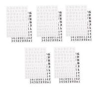 MOTHNUR 5ensembles Stickers De Manucure Géométrie De Autocollants Pour Décorations Élégantes Et Pratiques Pour Naturels Ou Artificiels Pour Fêtes Et Événements