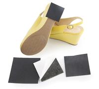 MOTHNUR 6 paires Protège-semelles Carrés Antidérapants pour Talons Hauts Noir Autocollants Résistants à Usure pour Chaussures Femme Accessoires Anti-glisse Bruit