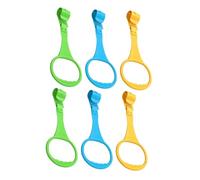 MOTHNUR 6 pièces Anneaux Appui Garçon Fille pour Berceau Anneaux de Tirage Sécurisés pour Exercices de Force des Bras Aide Station Debout et Équilibre des Tout-petits