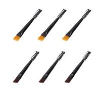 MOTHNUR 6 pièces Mini Brosse Sourcils Double Tête Pinceau Teinture Sourcils Peigne Beauté Portable Hommes