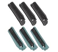 MOTHNUR 6 Pièces Peigne Pliable Double-dent Robuste Brosse de Voyage Compacte et Pliable pour Coiffure Polyvalente Hommes et Femmes Peigne Pliant pour Différents Types de Cheveux